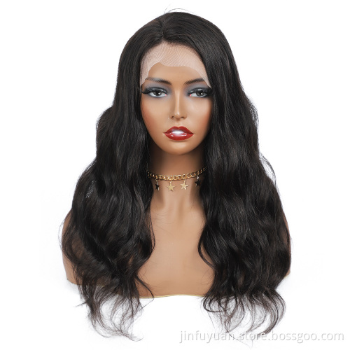 Brazilian Human Hair Lace Front Wig,body wave Virgin Hair Lace Wig For Black Women,Pre Pluck Lace Wig With Baby Hair
